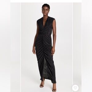 Good American Plisse Maxi Dress